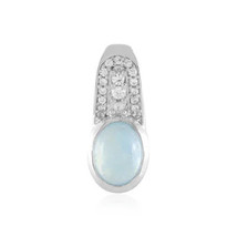 Jewelry of Venus fire  Pendant of Goddess Demeter Ofiki aquamarine silver pendan - £556.35 GBP