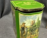 John Deere Moline Illinois Collectable Tin with hinged lid 5.5” Tall - £6.95 GBP