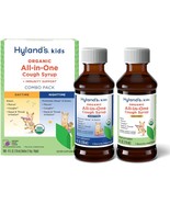 Hyland&#39;s Kids Organic All in One Cough Syrup Nighttime Combo Pack Grape 4oz - $15.00 CAD