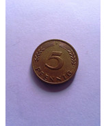 5 Pfenning 1950 Germany Coin FREE SHIPPING - £2.39 GBP