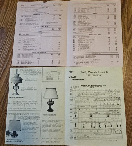Aladdin Lamps Catalog Lot Newsletters Book the Magic Name in Lamps JW Courter Item image 12
