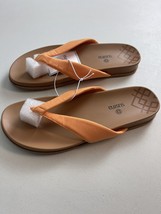 Susina Ariele Women&#39;s Flip Flops Sandals Orange Sunset 8 M New - £6.28 GBP