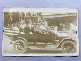 Postcard Automobile c1915 1916 1914 Packard RPPC Real Photo Parade? - $29.68