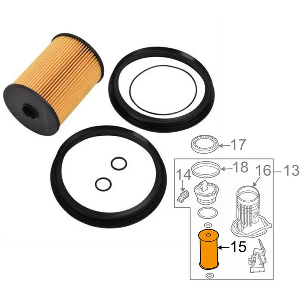 1 Pc Car Fuel Filter And O Rings Replacement For BMW Mini For Cooper R50 R52 R53 - £10.68 GBP