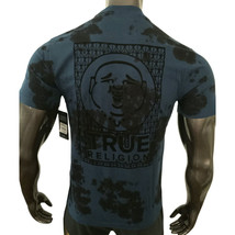 Nwt True Religion Msrp $59.99 Men Poseidon Crew Neck Short Sleeve T-SHIRT Size L - £19.80 GBP