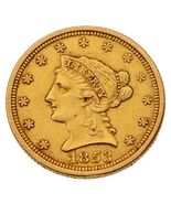 1853 Oro Liberty Trimestre Águila En Au Estado Bonito Temprano US Oro Mo... - $21,193.98 MXN