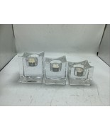 Orrefors Crystal Sweden 3 Votive Candle Holders - Preowned - Excellent C... - $784.00 MXN