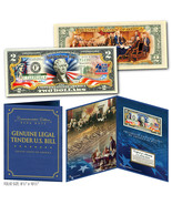 July 4th Independence Day 2-Sided Genuine US $2 Bill in 8x10 Collectors ... - £16.85 GBP