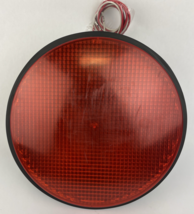 12" GE General Electric RED LED Traffic Light Signal Lens 120V DR6-RTFB-17A - $39.59