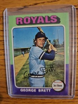 Sports George Brett 1975 #228 Rookie Topps Baseball card in Mint Condition Rare - £23,536.84 GBP