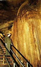 The Falls Frozen Niagara in Mammoth Cave Natl Park Kentucky Postcard Posted 1988 - £4.12 GBP