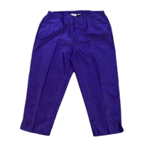 Selene Sport Classy Vintage Pants ~ Sz 1X ~ Purple ~ High Rise ~ 25.5&quot; I... - £15.78 GBP