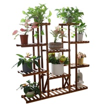Plant Stand For Multiple Plants Holder Indoor Wooden Decor Flower Displa... - $129.35