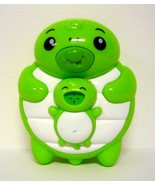 Happy Kid Toy Group Bath Tub Pal Squirting Turtle w/Baby Floats &amp; Works ... - £2.51 GBP