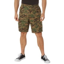 Tactical BDU Shorts Woodland Digital Camo Cargo Shorts Army Fatigues S -... - $39.59+