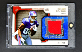 2012 Topps Strata Rookie Relics #RR-RR Rueben Randle /296 Rookie RC Jersey Patch - £3.94 GBP