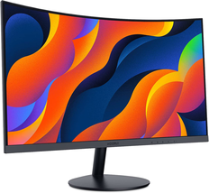 24-Inch Curved Computer Monitor- Full HD 1080P 60Hz Gaming Monitor 1800R - £139.60 GBP