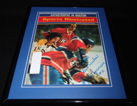 Jacques Laperriere Signed Framed 1971 Sports Illustrated Magazine Cover ... - £47.32 GBP
