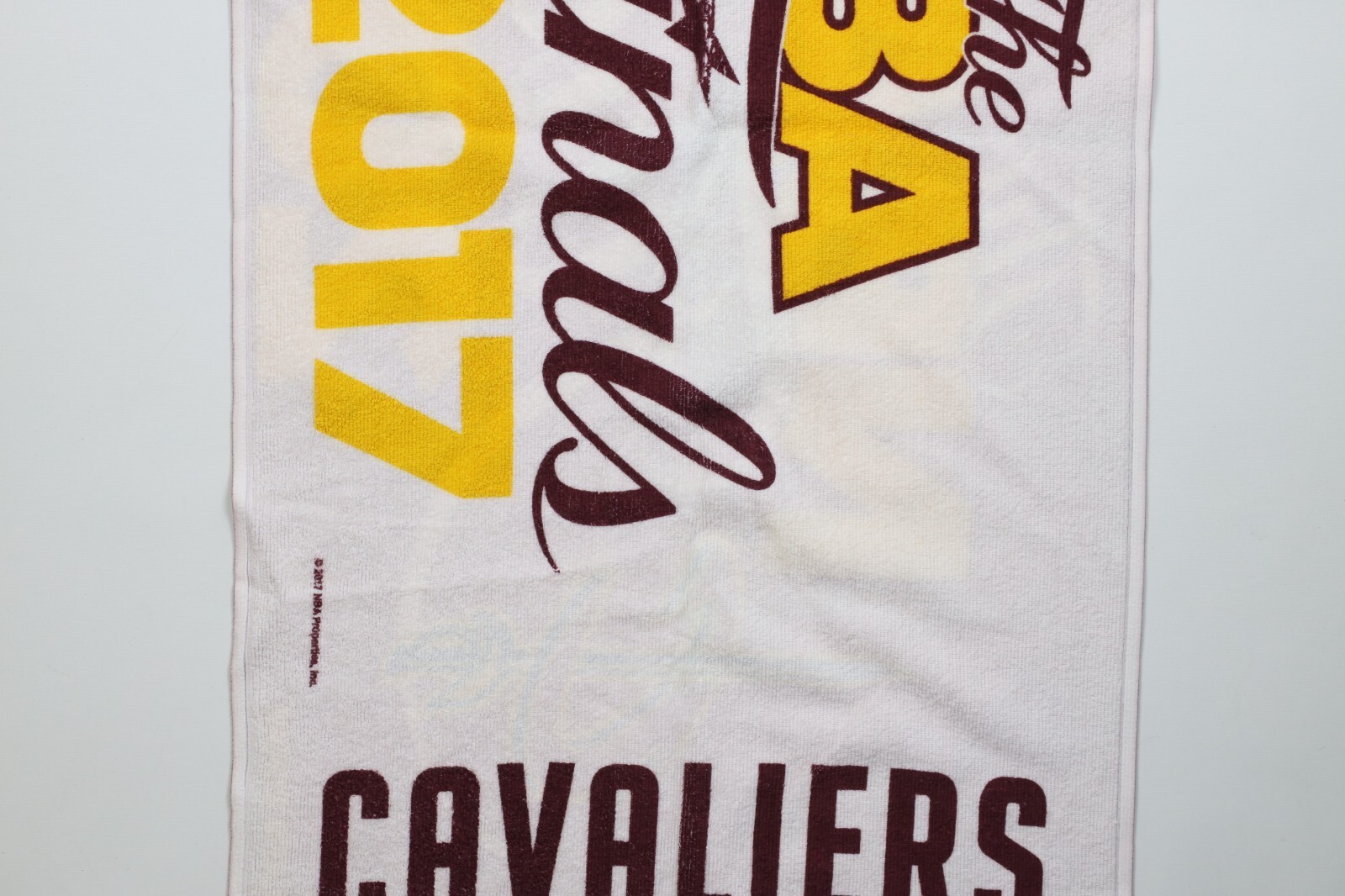 Vintage Y2K NBA Basketball 2017 NBA Finals Cleveland Cavaliers Basketball Towel Item image 9