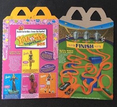 1999 McDonalds Barbie Hot Wheels Oversized Happy Meal Box. Unfolded And Unopened - £6.78 GBP
