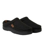 Dearfoams Mens&#39; Size Small (7-8), Indoor/Outdoor Slipper Easy On/Off, Black - £15.65 GBP