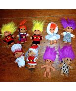 Vintage Russ Trolls lot Lumberjack Chef Santa Caveman more! - $809.03 MXN