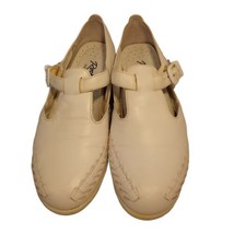 Vtg Rockers Footwear Comfort Breton Nurse Shoes Leather Upper White Wome... - $23.33
