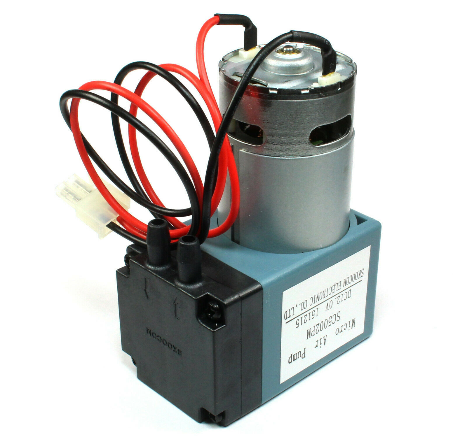 12VDC 1 Amp Vacuum Micro Air Pump for Medical Devices, Atomizers, Heavy Duty