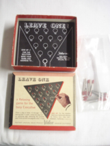 Leave One! Peg Game from 1967 Valco Complete - £7.10 GBP