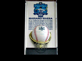 Mariano Rivera Yankee 602 Saves Hof Signed Auto L/E # 1042 Oml Baseball Steiner - £392.26 GBP
