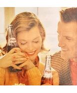 1963 Pepsi Cola Soda Pop Advertisement Beautiful Young Couple Popcorn HM2J - $29.99