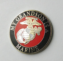 My Grandson Is A Marine Usmc Marines Lapel Pin Badge 1 Inch - £4.28 GBP