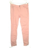 Bisou Bisou Beige Pink Denim Stretch Jeans Cotton Spandex Jeans Sz 4  - £23.34 GBP