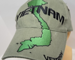 Vietnam Veteran Baseball Green Cap Hat 6516 WITH USAF AIR FORCE PINS  IS... - $20.58