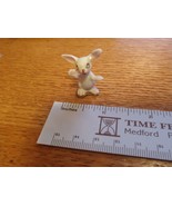 VINTAGE TINY MINIATURE BONE CHINA COLLECTIBLE BUNNY RABBIT FIGURINE - £37.14 GBP