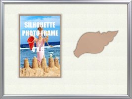 Childrens Nautical Sea Shell Beach 8x10 Table Top Photo Frame Holds 4 X 6 Photo - £13.83 GBP