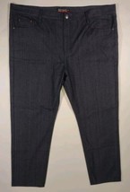 Old Skool Jeans Mens 48 Dark Blue Denim Straight Leg Measures 47x32  - $18.47