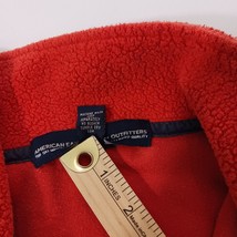 American Eagle Outfitters Mens M Orange Cotton Blend 1/4 Zip Pullover Sweatshirt image 4