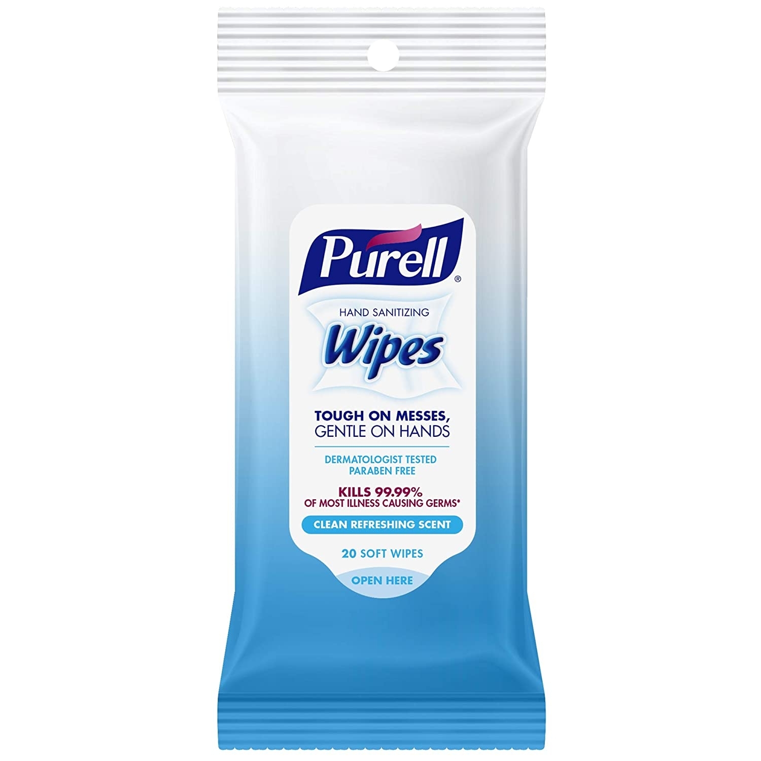PURELL Disinfectant Wipes Travel Pack (20 wipes per pack) - $3.95