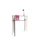 Thin Console Table with Storage Rack for Small Spaces - Behind Sofas for... - $4,589.23 MXN