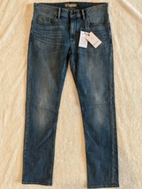 Robert Graham Perfect Fit &quot; Gander   &quot; Light  Indigo Jeans 32&quot; Waist New w Tags - £155.69 GBP