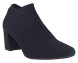Impo Women Block Heel Ankle Booties Nancia Size US 9.5M Black Stretch Knit - $34.65