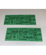 BOB DYLAN 2 1966 UNUSED CONCERT TOUR TICKETS SYRIA MOSQUE Zimmerman Ephe... - $149.99