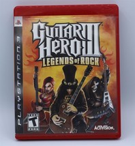 Guitar Hero III: Legends of Rock (PlayStation 3, 2007) - CIB W/ Manual - Tested - £8.20 GBP