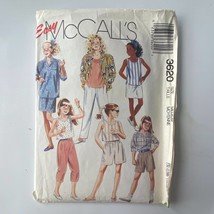 McCalls 3620 Sewing Pattern 1988 Size Medium Bust 28.5 Vintage Child Gir... - $9.87