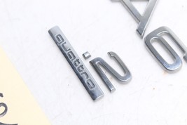 05-11 AUDI A6 QUATTRO REAR TRUNK LID EMBLEM BADGE E6215 image 5