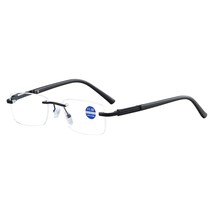 1PK Mens Anti Blue Light Blocking Rimless Reading glasses Spring Hinge R... - $9.99