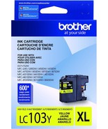 Brother Printer Lc103Y High Yield Cartridge Ink, Yellow - £30.67 GBP