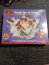 Vintage Teach Taz to Print Tweety Learning Fun Looney Tunes 1997 Dixon - £9.60 GBP