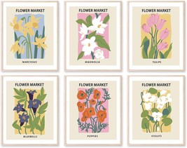8&quot; X 10&quot; Unframed Vintage Botanical Floral Canvas Wall Prints Poster Boho - £33.23 GBP